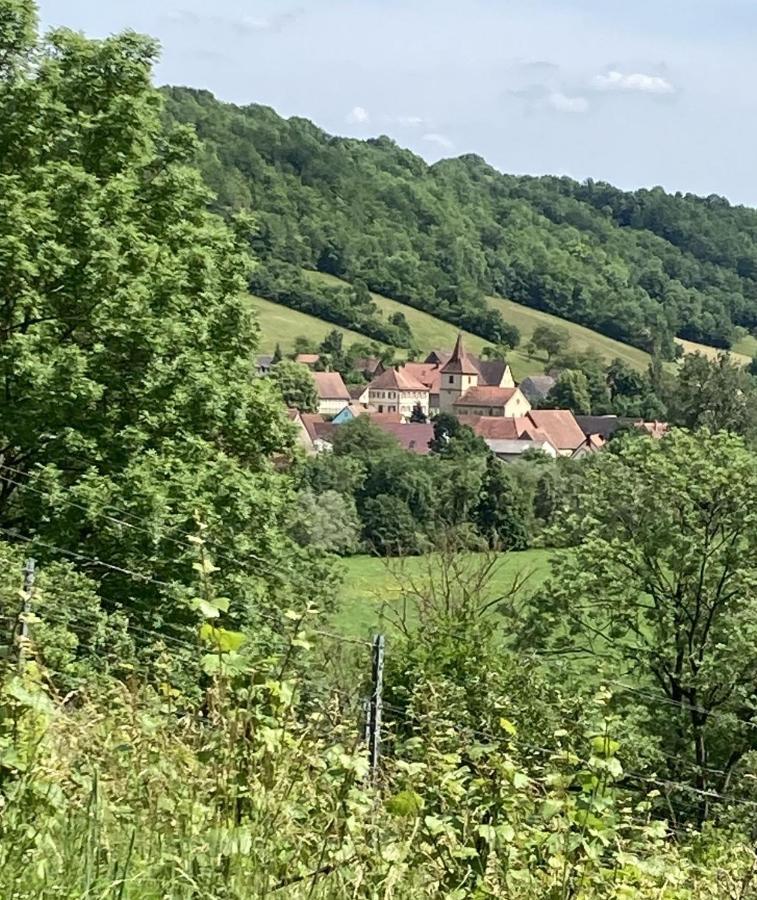Rose Cottage Im Romantischen Taubertal Adelshofen  Zewnętrze zdjęcie